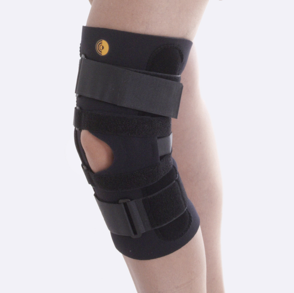 Knee-O-Trakker with hinge knee brace